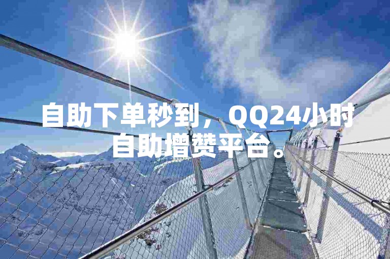 自助下单秒到，QQ24小时自助增赞平台。