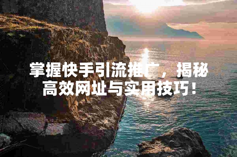 掌握快手引流推广，揭秘高效网址与实用技巧！