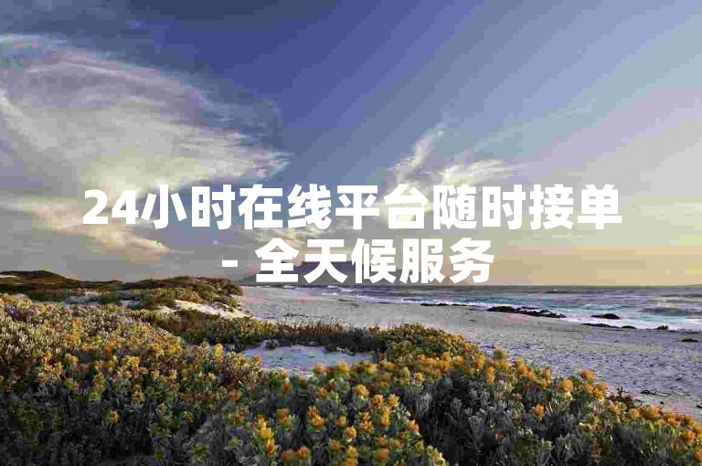 24小时在线平台随时接单 - 全天候服务