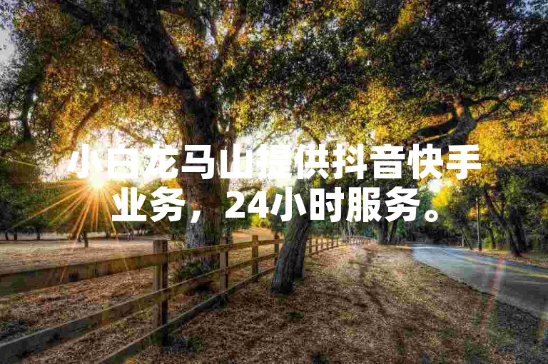小白龙马山提供抖音快手业务，24小时服务。