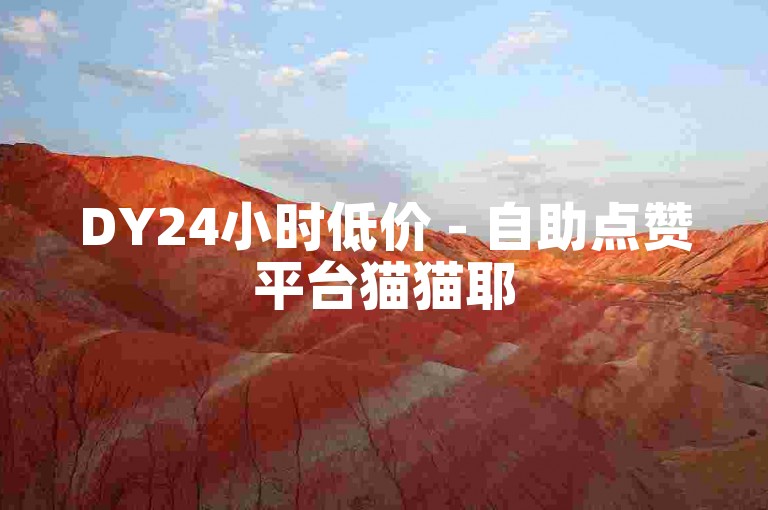 DY24小时低价 - 自助点赞平台猫猫耶