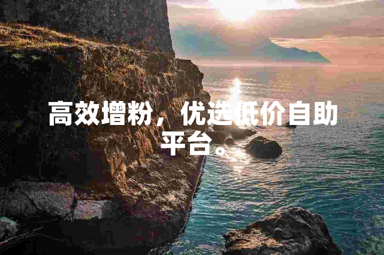 高效增粉，优选低价自助平台。