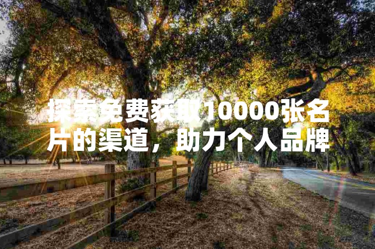 探索免费获取10000张名片的渠道，助力个人品牌建设。
