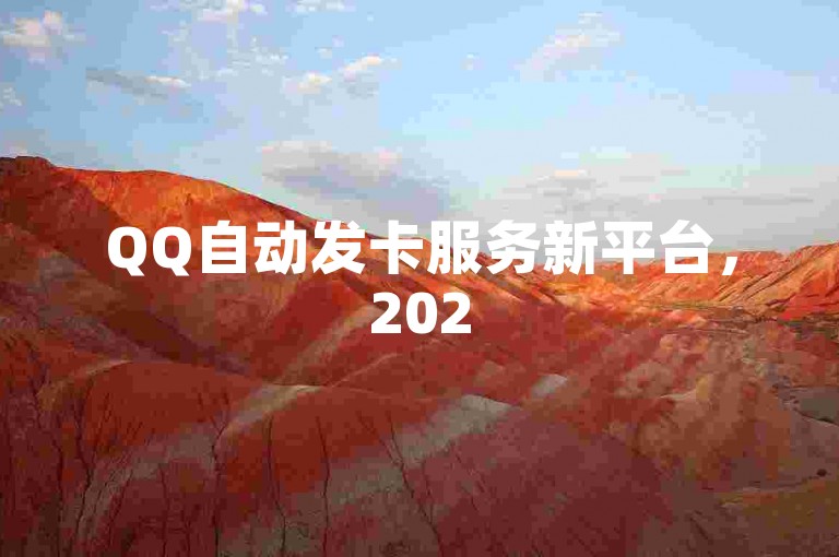 QQ自动发卡服务新平台，2025年必备技能揭秘！