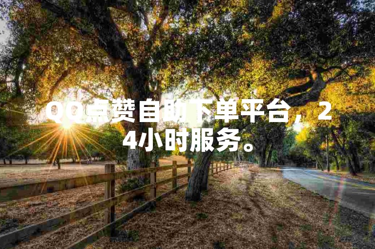 QQ点赞自助下单平台，24小时服务。