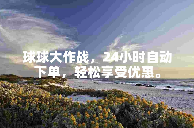 球球大作战，24小时自动下单，轻松享受优惠。