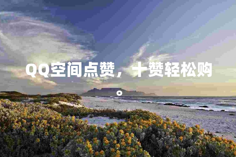 QQ空间点赞，十赞轻松购。