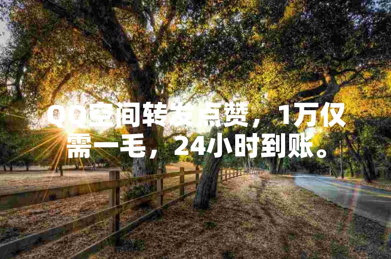QQ空间转发点赞，1万仅需一毛，24小时到账。