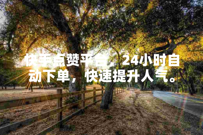 快手点赞平台，24小时自动下单，快速提升人气。