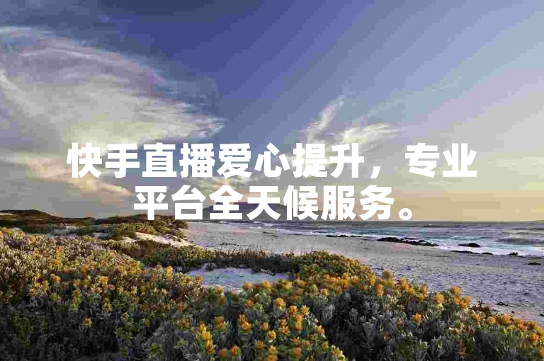 快手直播爱心提升，专业平台全天候服务。