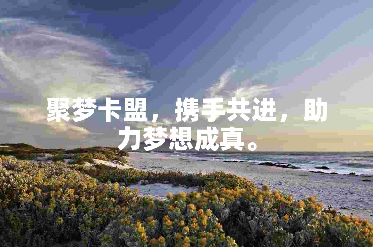 聚梦卡盟，携手共进，助力梦想成真。