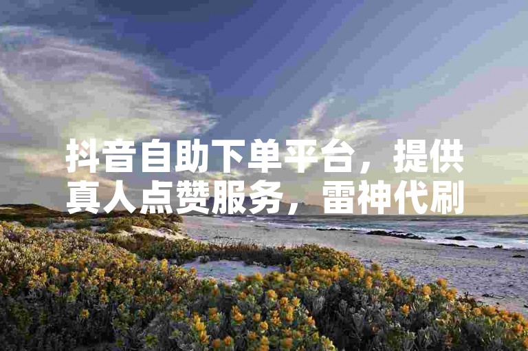 抖音自助下单平台，提供真人点赞服务，雷神代刷网，卡盟优惠。