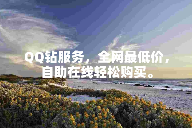 QQ钻服务，全网最低价，自助在线轻松购买。