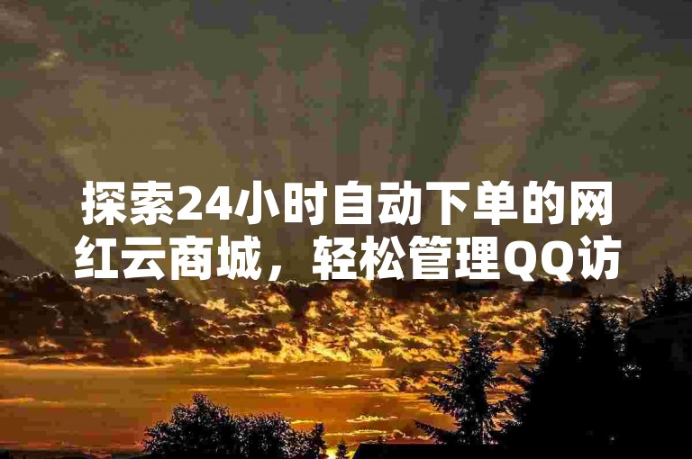 探索24小时自动下单的网红云商城，轻松管理QQ访客记录。