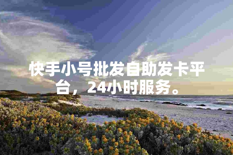 快手小号批发自助发卡平台，24小时服务。