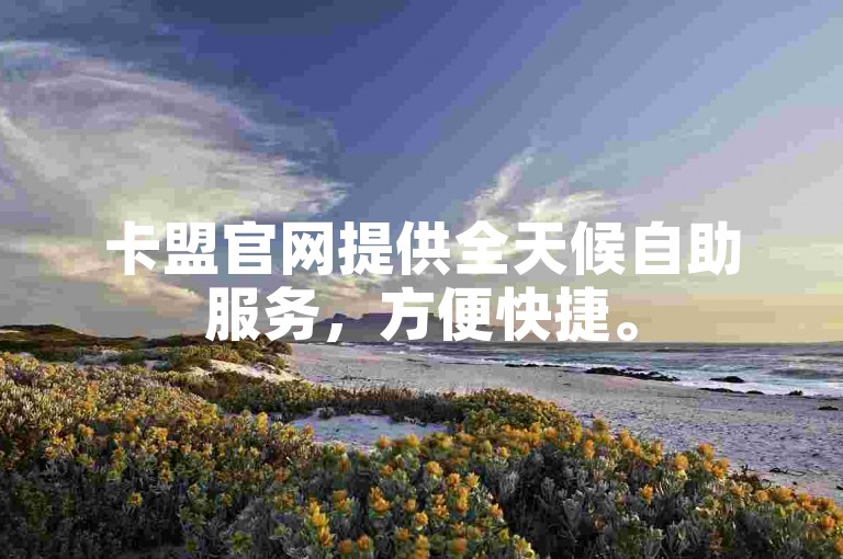卡盟官网提供全天候自助服务，方便快捷。