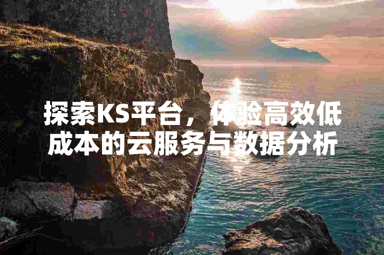 探索KS平台，体验高效低成本的云服务与数据分析。