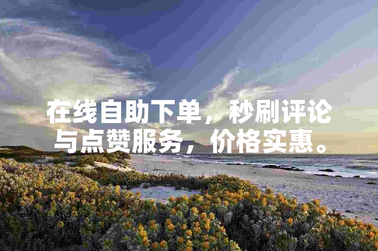 在线自助下单，秒刷评论与点赞服务，价格实惠。