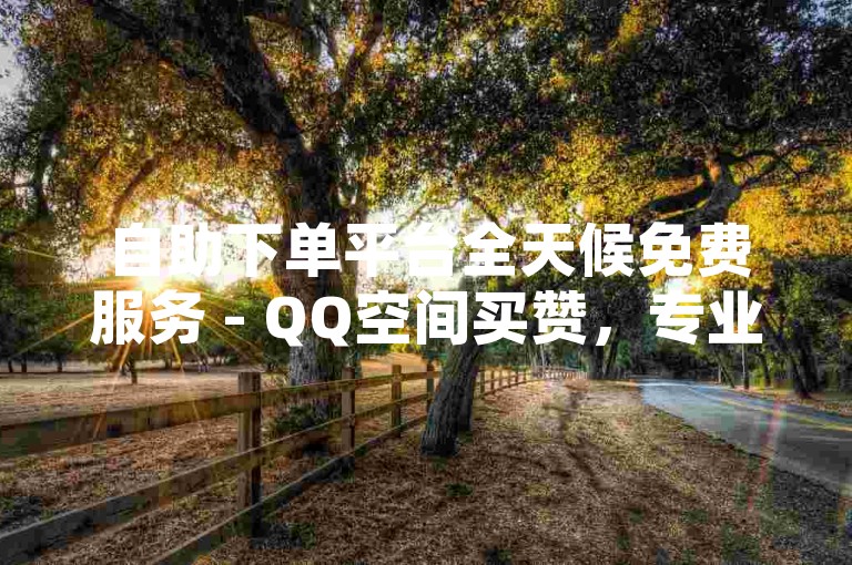 自助下单平台全天候免费服务 - QQ空间买赞，专业平台，全网覆盖。
