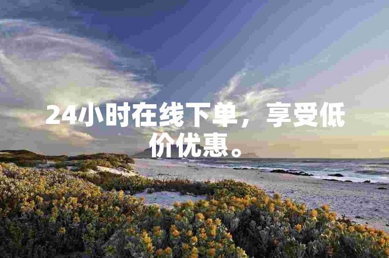 24小时在线下单，享受低价优惠。