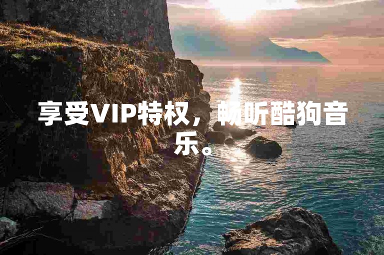 享受VIP特权，畅听酷狗音乐。
