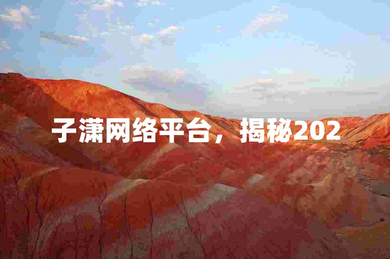 子潇网络平台，揭秘2025必备的SEO优化技巧！