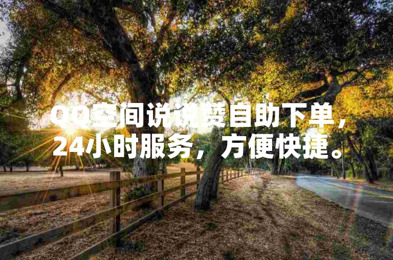 QQ空间说说赞自助下单，24小时服务，方便快捷。