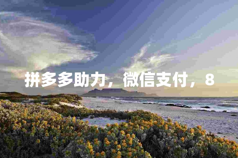 拼多多助力，微信支付，858卡盟官网提供快速服务。