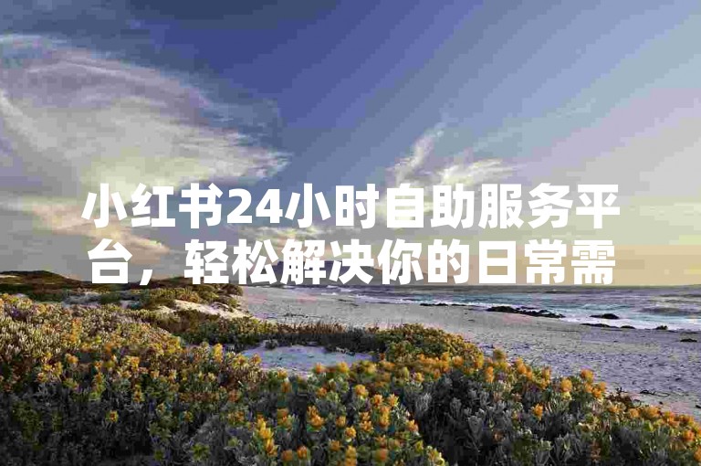 小红书24小时自助服务平台，轻松解决你的日常需求。