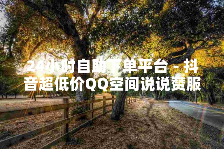 24小时自助下单平台 - 抖音超低价QQ空间说说赞服务网站