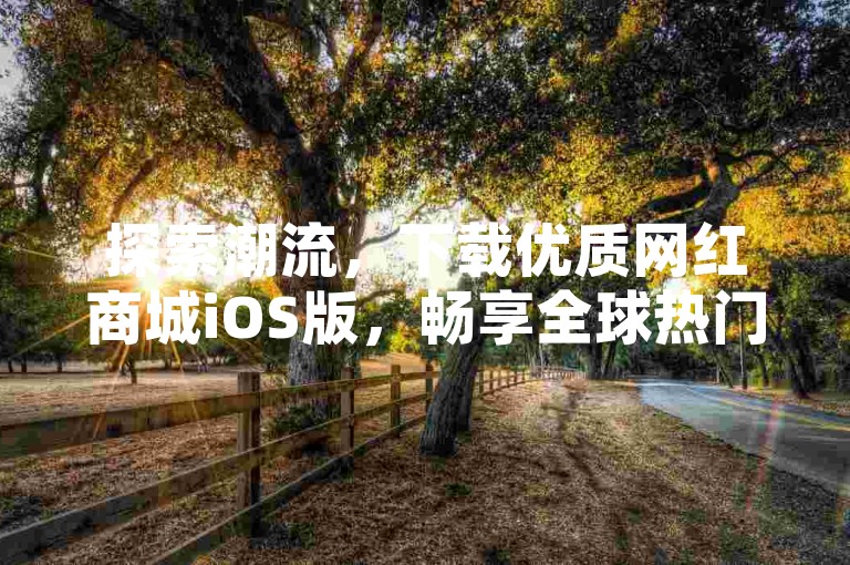 探索潮流，下载优质网红商城iOS版，畅享全球热门商品。