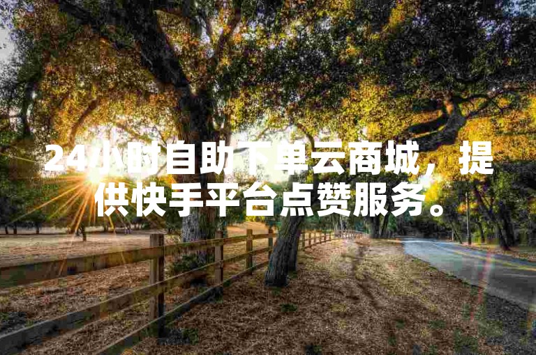 24小时自助下单云商城，提供快手平台点赞服务。
