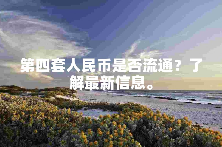 第四套人民币是否流通？了解最新信息。