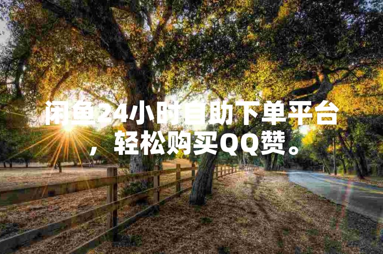 闲鱼24小时自助下单平台，轻松购买QQ赞。