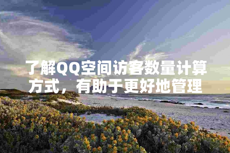 了解QQ空间访客数量计算方式，有助于更好地管理个人主页。