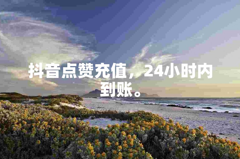 抖音点赞充值，24小时内到账。