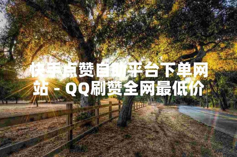 快手点赞自助平台下单网站 - QQ刷赞全网最低价