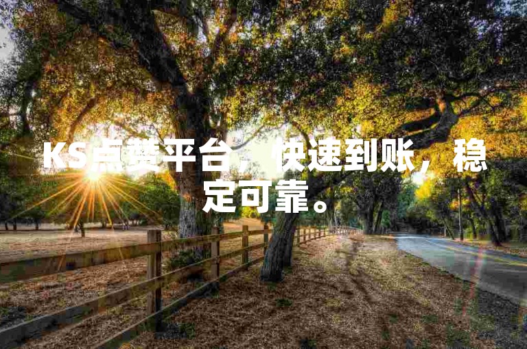 KS点赞平台，快速到账，稳定可靠。