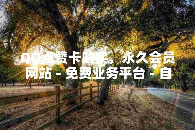 QQ点赞卡购买，永久会员网站 - 免费业务平台 - 自助下单全网最低价。