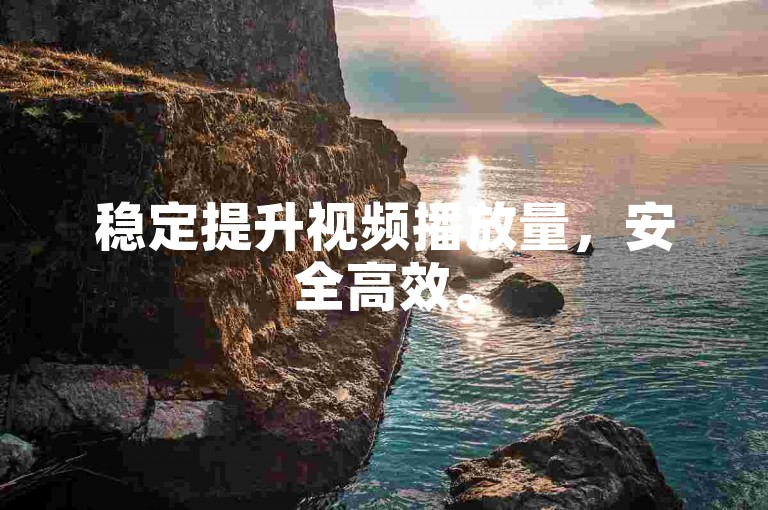 稳定提升视频播放量，安全高效。