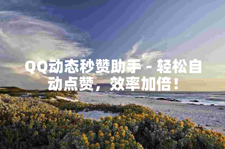 QQ动态秒赞助手 - 轻松自动点赞，效率加倍！