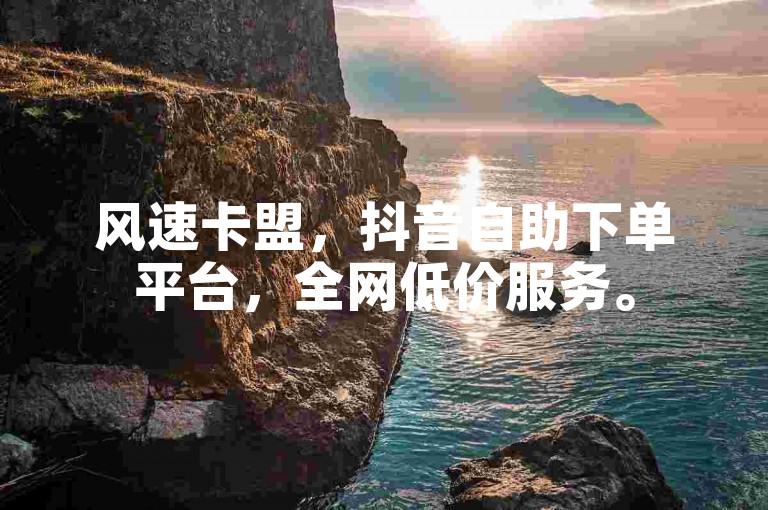 风速卡盟，抖音自助下单平台，全网低价服务。