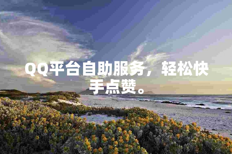 QQ平台自助服务，轻松快手点赞。