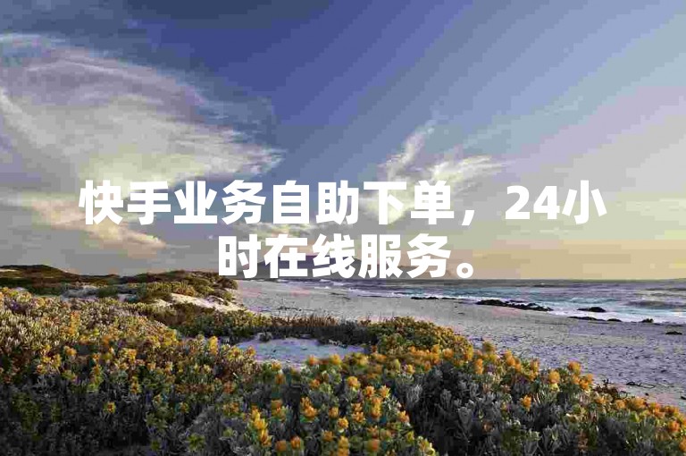 快手业务自助下单，24小时在线服务。