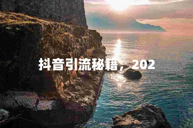抖音引流秘籍，2025年必学的自动引流技巧！