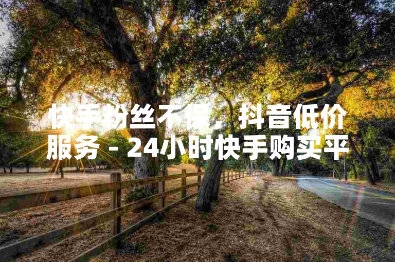 快手粉丝不保，抖音低价服务 - 24小时快手购买平台 - QQ主页赞快速提升。