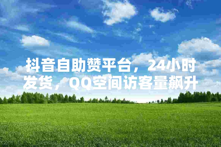抖音自助赞平台，24小时发货，QQ空间访客量飙升！