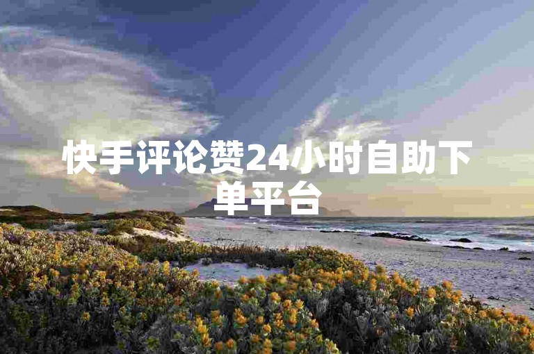 快手评论赞24小时自助下单平台