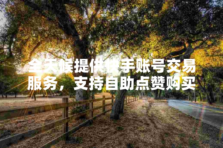 全天候提供快手账号交易服务，支持自助点赞购买。