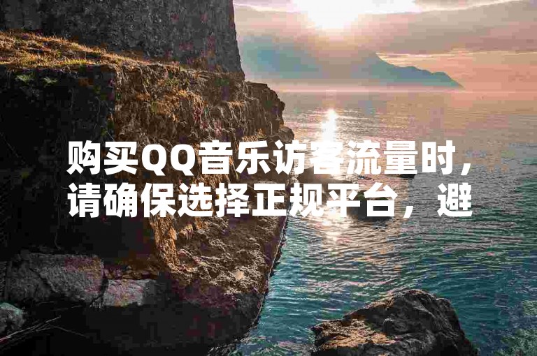 购买QQ音乐访客流量时，请确保选择正规平台，避免账号风险。